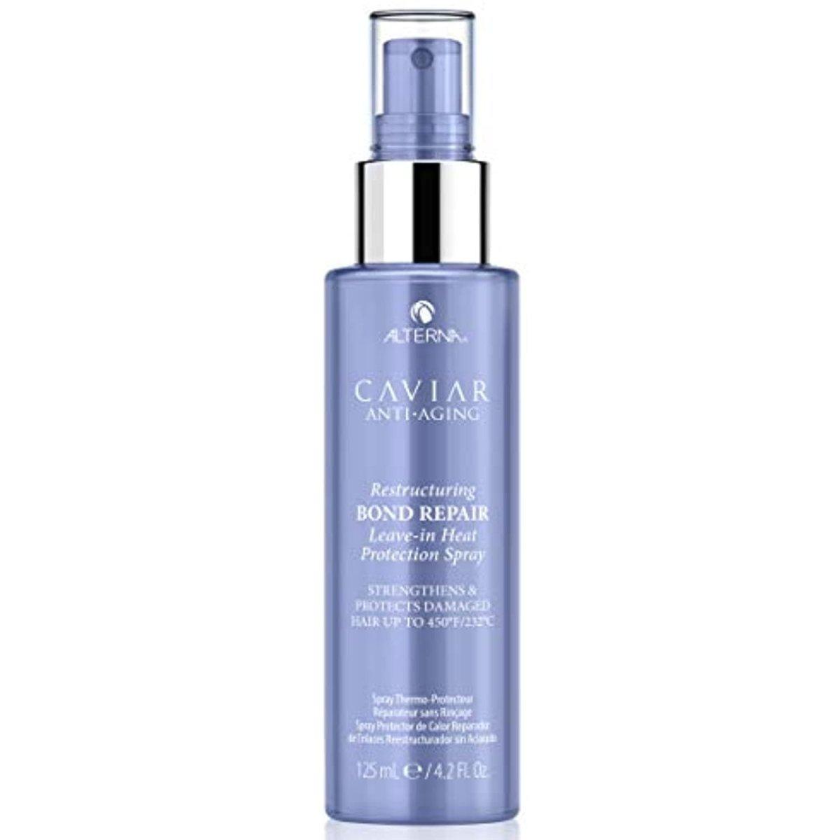Alterna Caviar Anti-Aging Restructuring Bond Repair Leave-In Heat Protection Spray, 4.2 oz by Alterna - Professional Hair Car