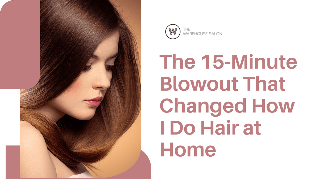 Easy at-home blowout in 15 minutes for shiny, voluminous hair