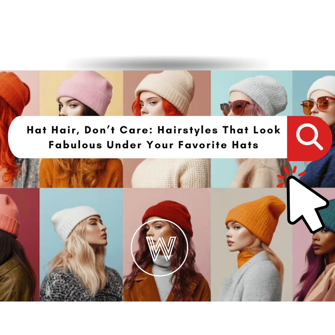 Hat Hair, Don’t Care: Hairstyles That Look Fabulous Under Your Favorite Hats at The Warehouse Salon, Fairfield NJ