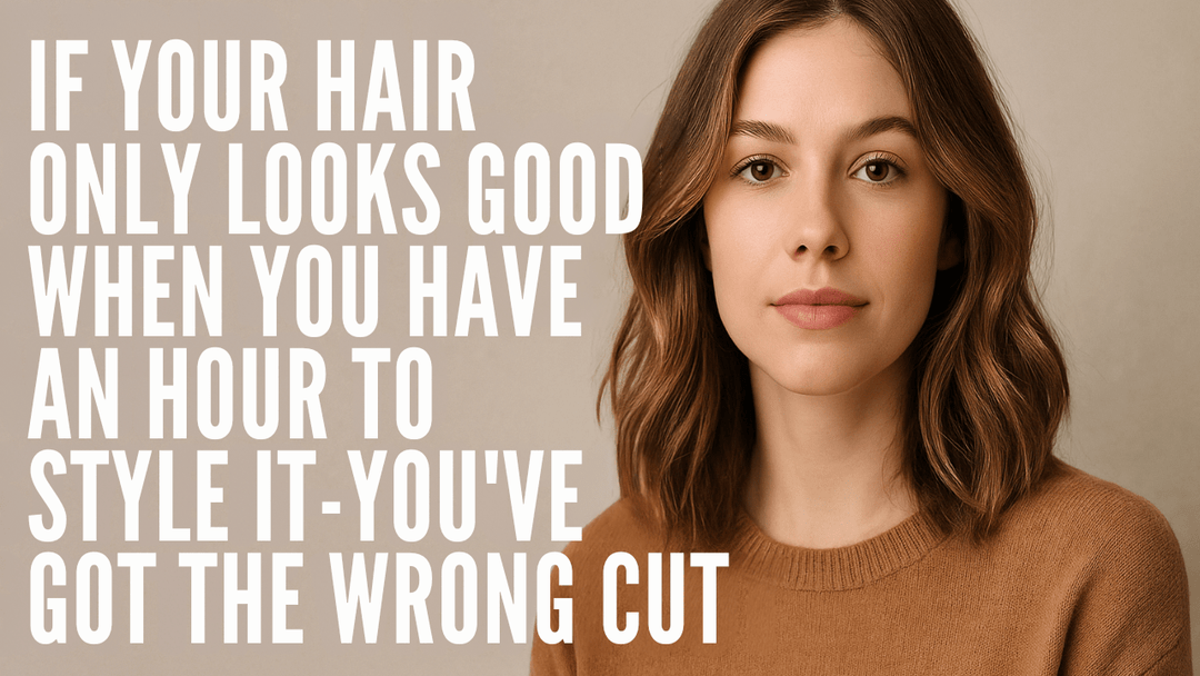 Lifestyle + Hair Strategy: If Your Hair Only Looks Good When You Have an Hour to Style It— at The Warehouse Salon, Fairfield NJ