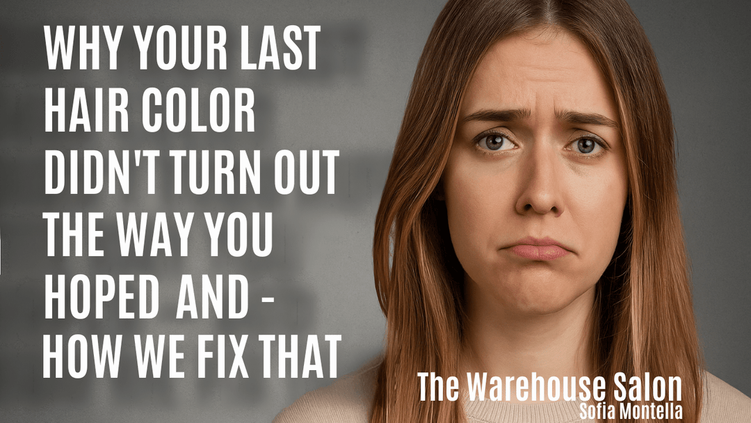Why Your Last Hair Color Didn’t Turn Out the Way You Hoped — And How We Fix That at The Warehouse Salon, Fairfield NJ