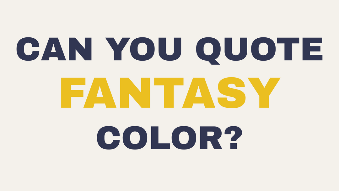 Fantasy hair color quotes over the phone at The Warehouse Salon, DeLand FL.