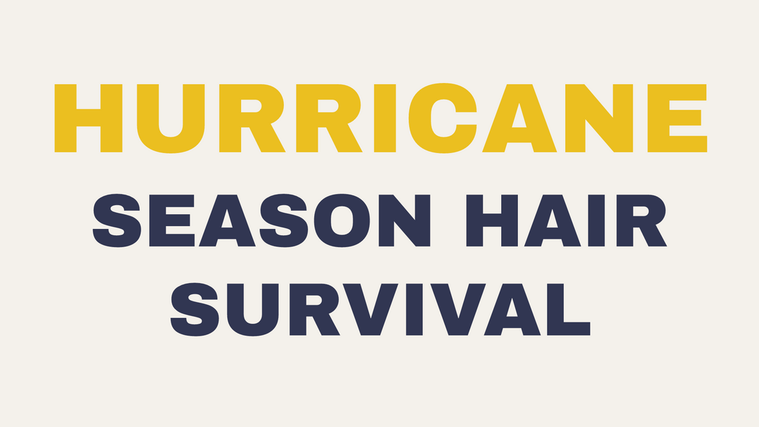 Hurricane season hair care tips at The Warehouse Salon, DeLand FL.