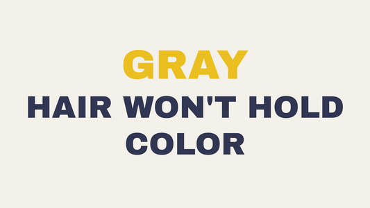 Why Gray Hair Won't Hold Color (And How to Make It Stick) | The Warehouse Salon