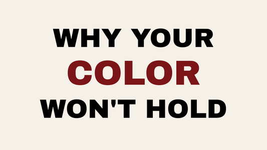 Why your hair won't hold color at The Warehouse Salon