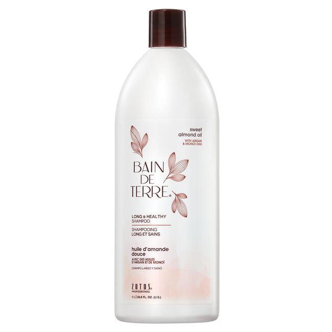 Bain de Terre Sweet Almond Oil Long & Healthy Shampoo