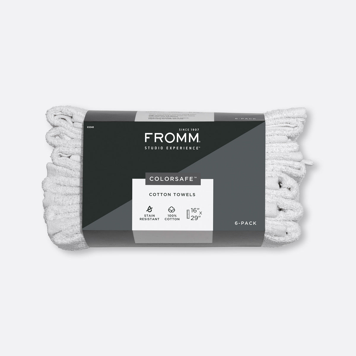FROMM INTERNATIONAL DIANE COLOR SAFE TOWELS WHITE 65048 6PACK - Various | The Warehouse Salon