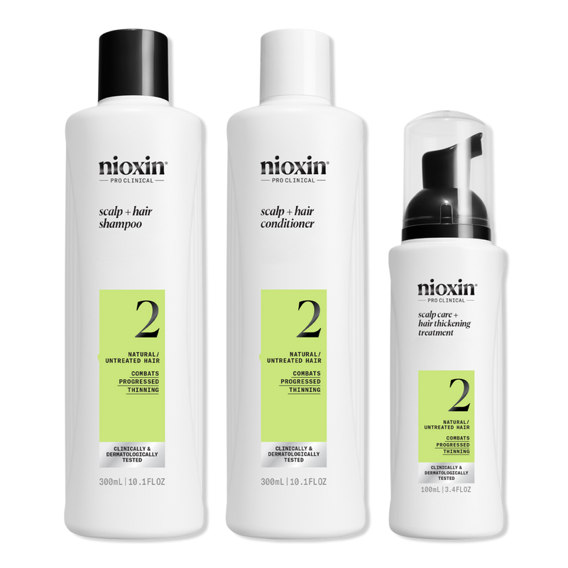 Nioxin Nioxin System 2 Starter Kit Cleanser, Scalp Therapy & Scalp Treatment 1 set