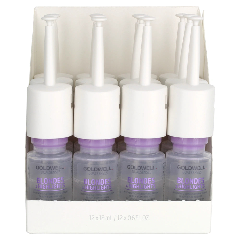 Goldwell Goldwell DualSenses Blonde & Highlights Intensive Conditioning Serum - 12 ampules, 18mL each