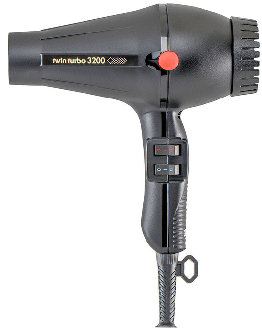 Turbo Power Twin Turbo 3200 Hair Dryer - Black