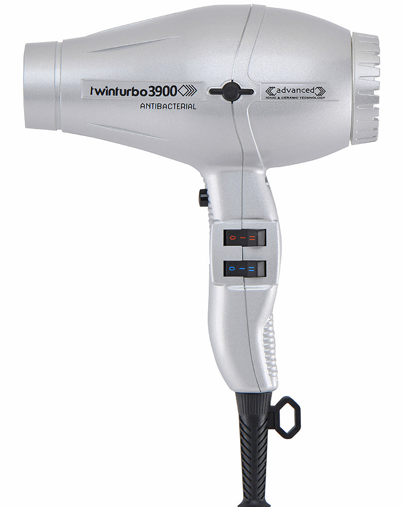 Turbo Power Twin Turbo 3900 Advanced Hair Dryer - Silver