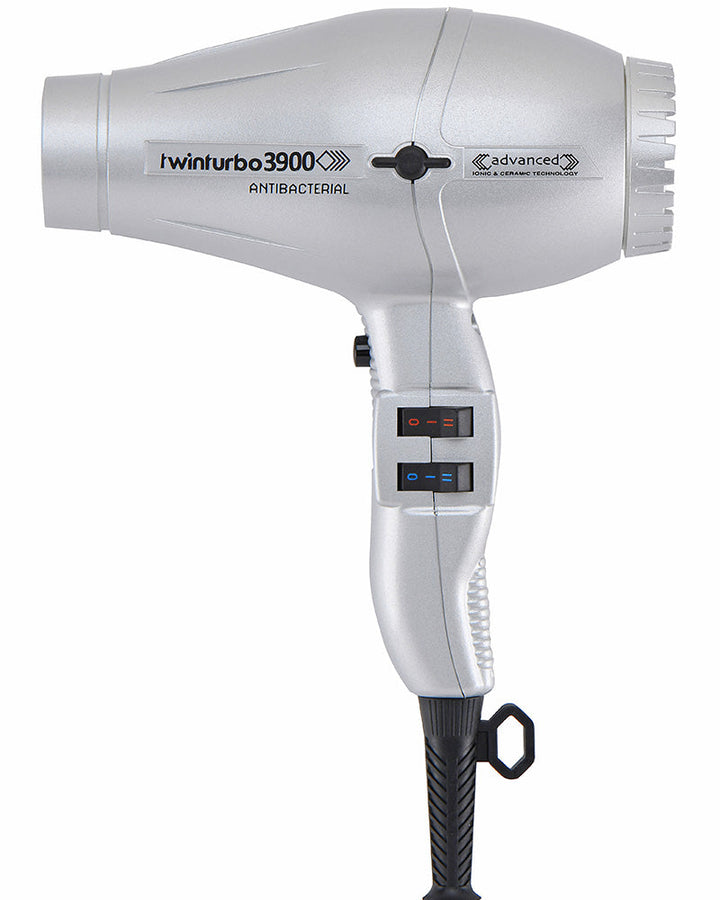 Turbo Power Twin Turbo 3900 Advanced Hair Dryer - Silver