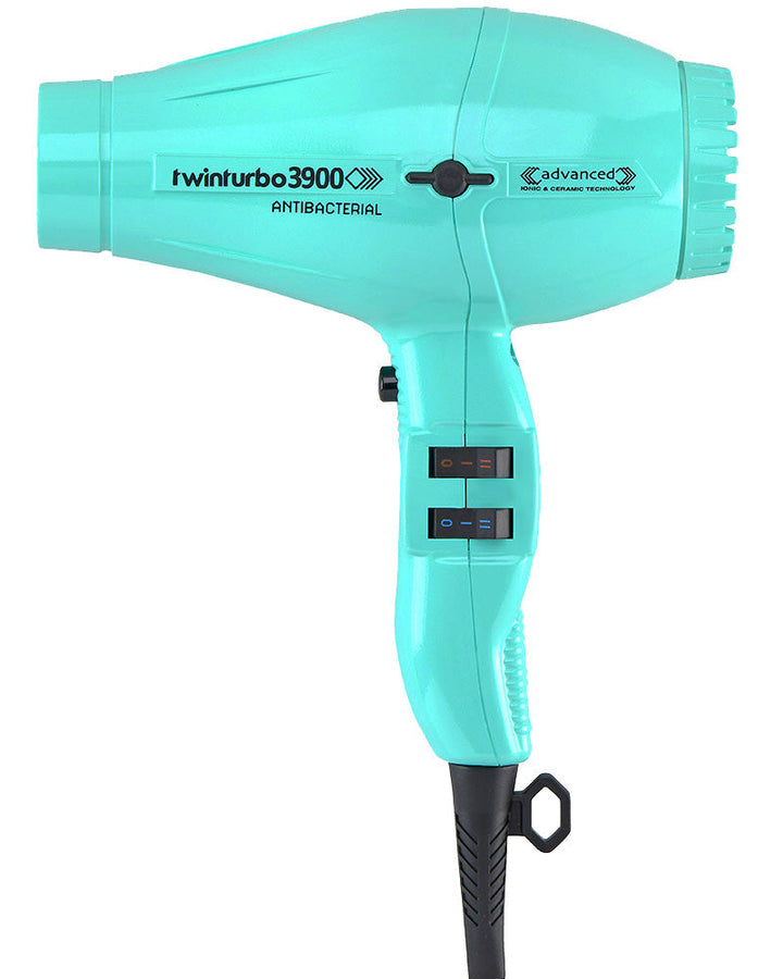 Turbo Power Twin Turbo 3900 Advanced Hair Dryer - Light Blue Emerald
