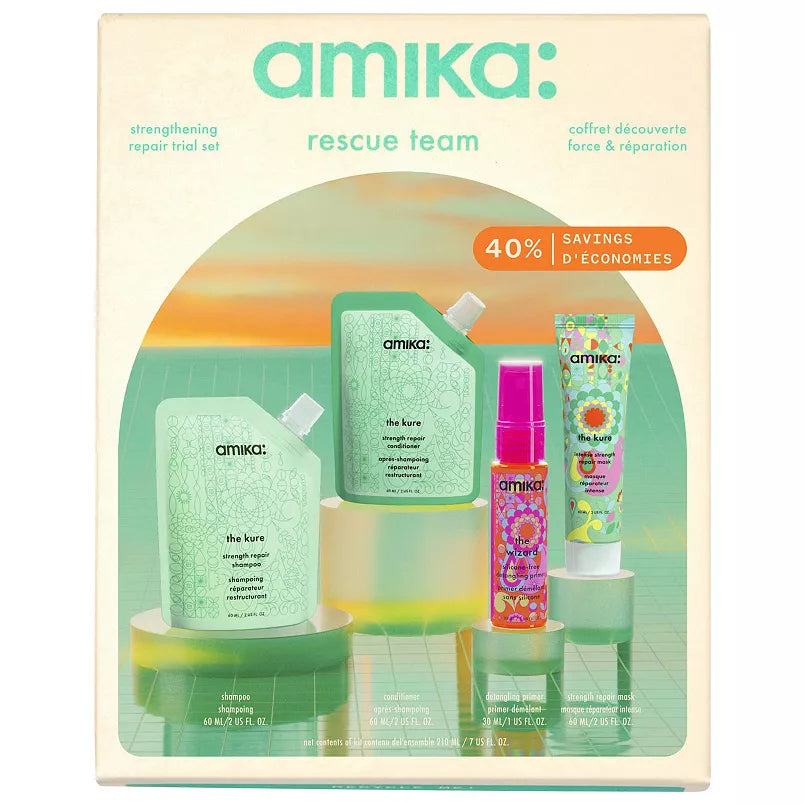 AMIKA RESCUE TEAM STRENGTHENING REPAIR TRIAL SET by Amika - Professional Hair Care
