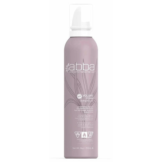 Abba Pure Style Volume Foam Styling Mousse, 8 oz by Abba - Professional Hair Care