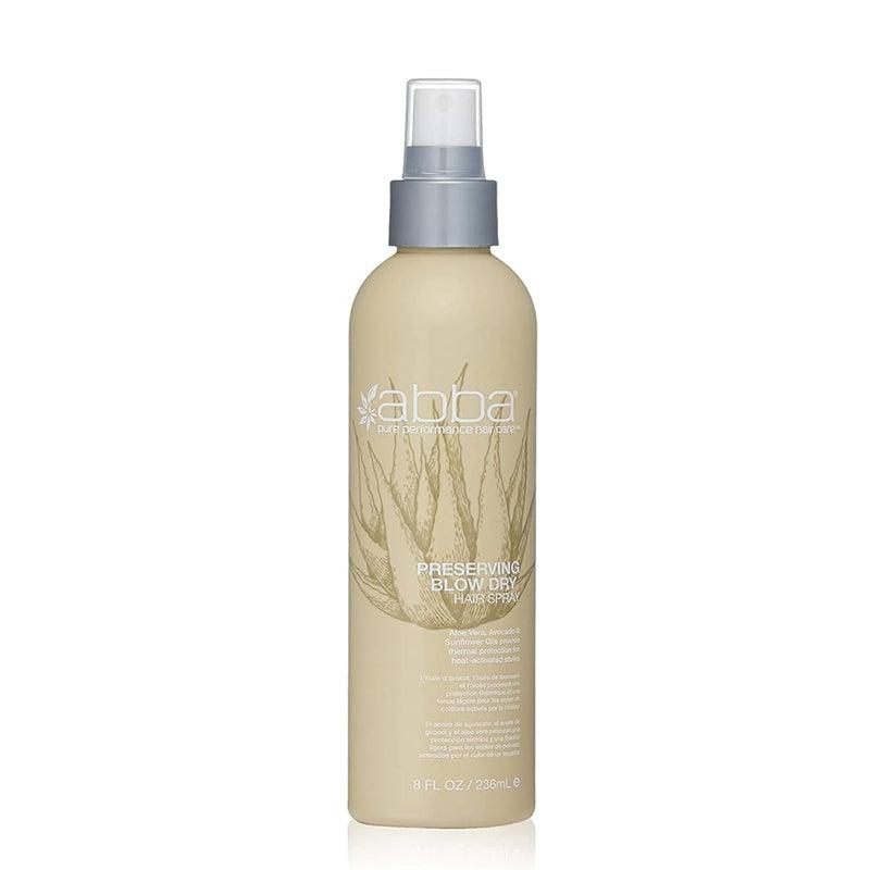 Abba Pure Style Preserving Blow Dry Hair Spray 8 oz by Abba - Professional Hair Care