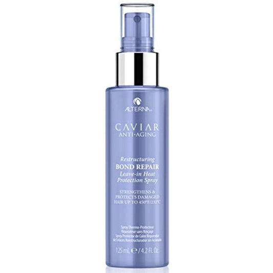 Alterna Caviar Anti-Aging Restructuring Bond Repair Leave-In Heat Protection Spray, 4.2 oz by Alterna - Professional Hair Car
