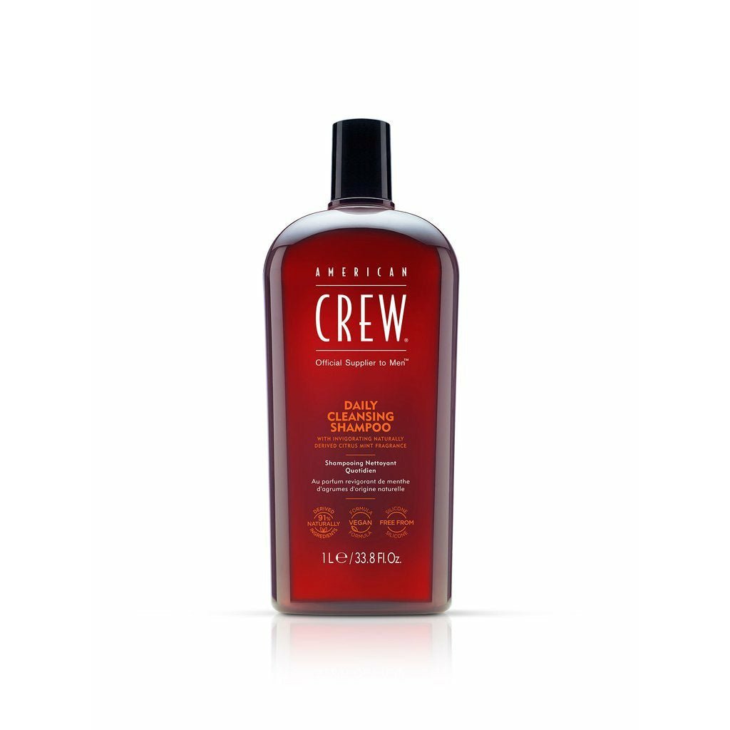 American Crew Men's Daily Shampoo, 33.8oz-The Warehouse Salon