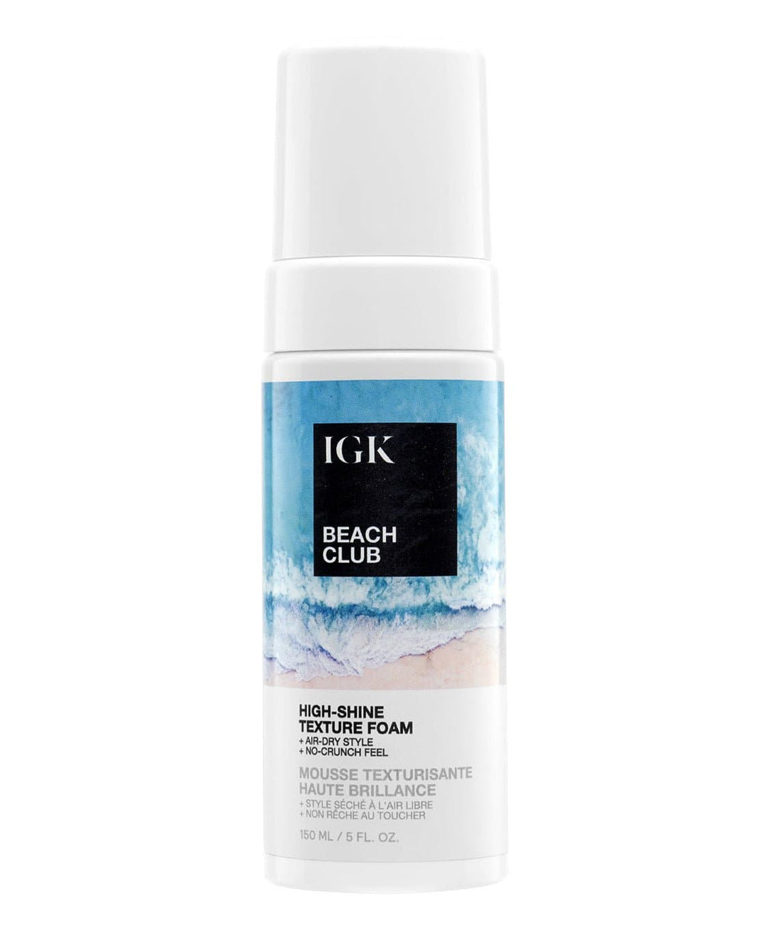 IGK Hair IGK BEACH CLUB High Shine Texture Foam 5 oz