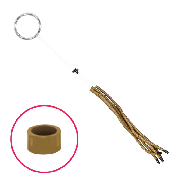 Babe Micro-Lock Quick Change Beads, 5 Strands of 25 - Caramel - Default Title - Babe Hair Extensions