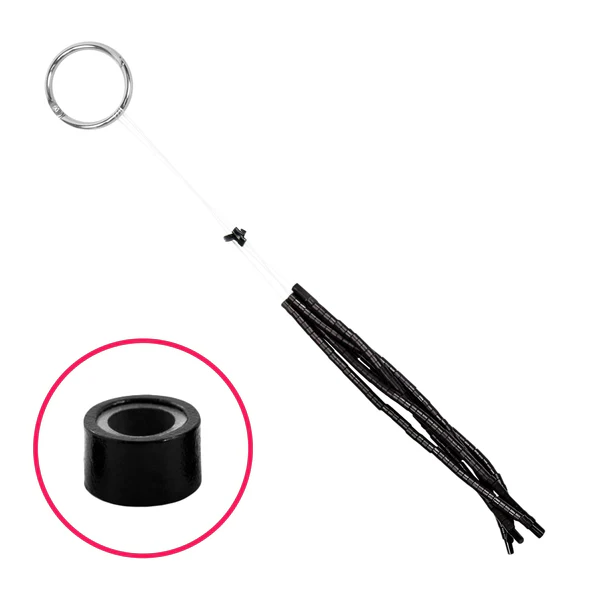 Babe Silicone Quick Change Beads, 5 Strands of 25 - Licorice - Default Title - Babe Hair Extensions