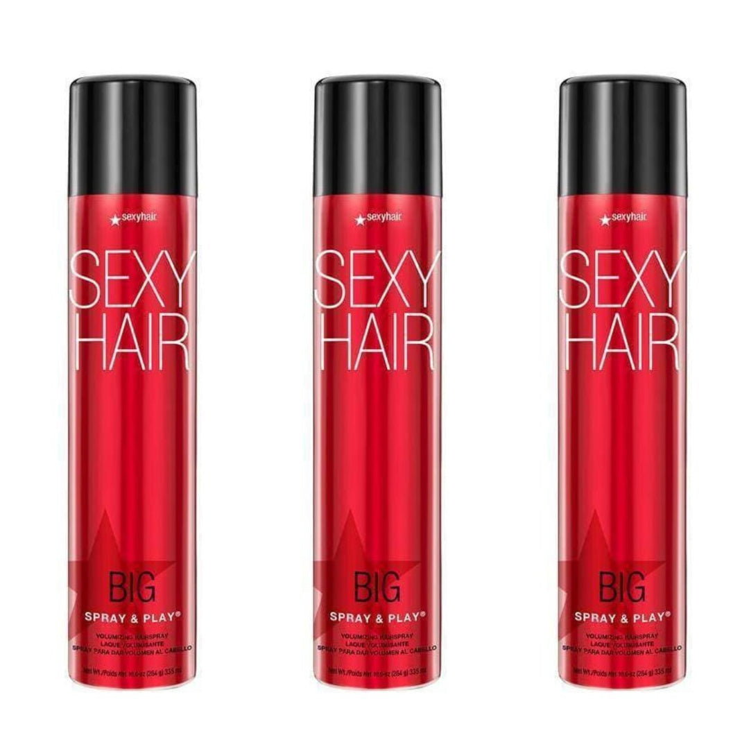 Big Sexy Hair Spray & Play Volumizing Hair Spray 10oz pack of 3