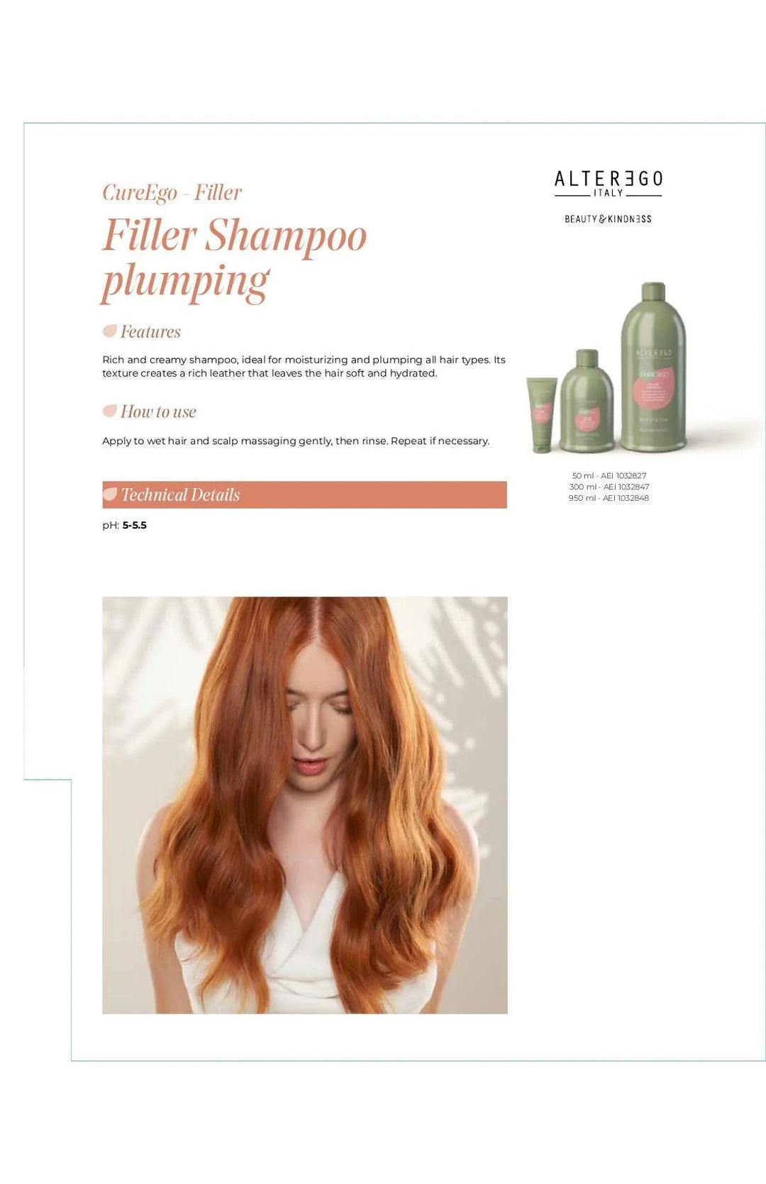 ALTER EGO AE FILLER REPLIMP SHPOO 3.38 OZ - ALTER EGO | The Warehouse Salon