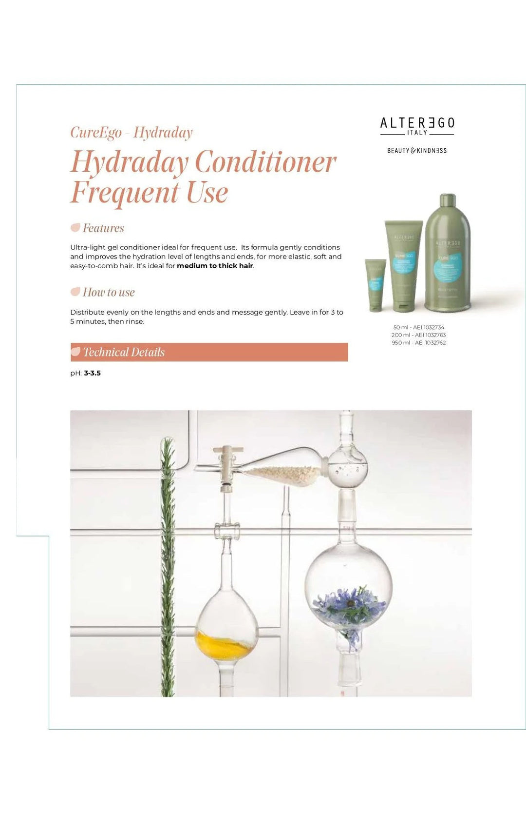 ALTER EGO AE HYDRATE CONDITIONER 6.76 OZ - ALTER EGO | The Warehouse Salon