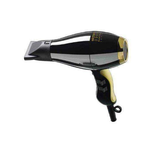 Elchim 3900 Healthy Ionic Hair Dryer Black & Gold-The Warehouse Salon