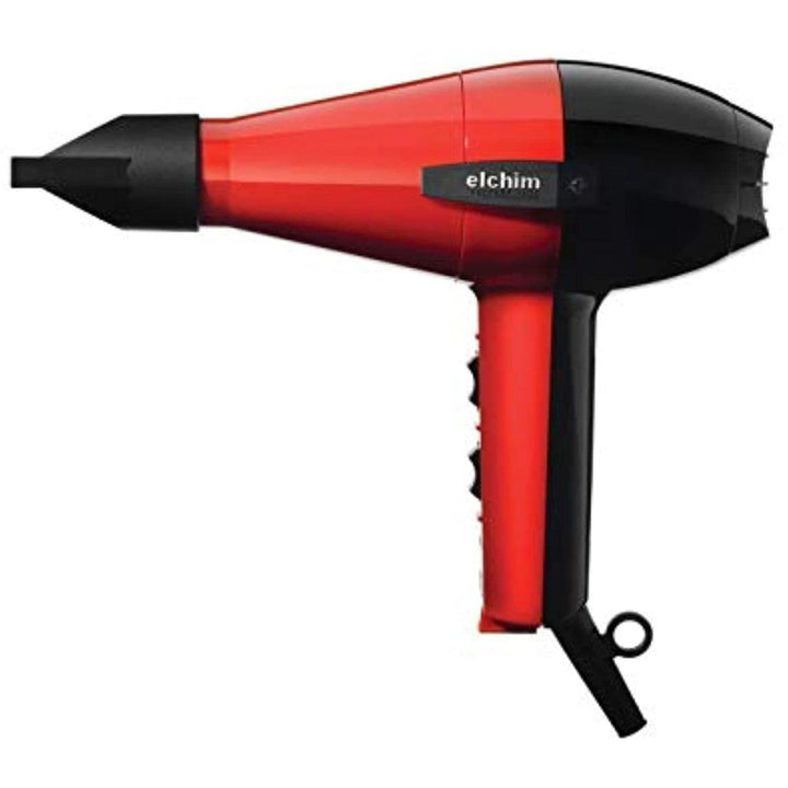 Elchim 2001 Professional Hair Dryer - Red/Black