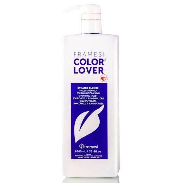 Framesi Color Lover Dynamic Blonde Violet Shampoo 33.8oz/Liter by Framesi - Professional Hair Care