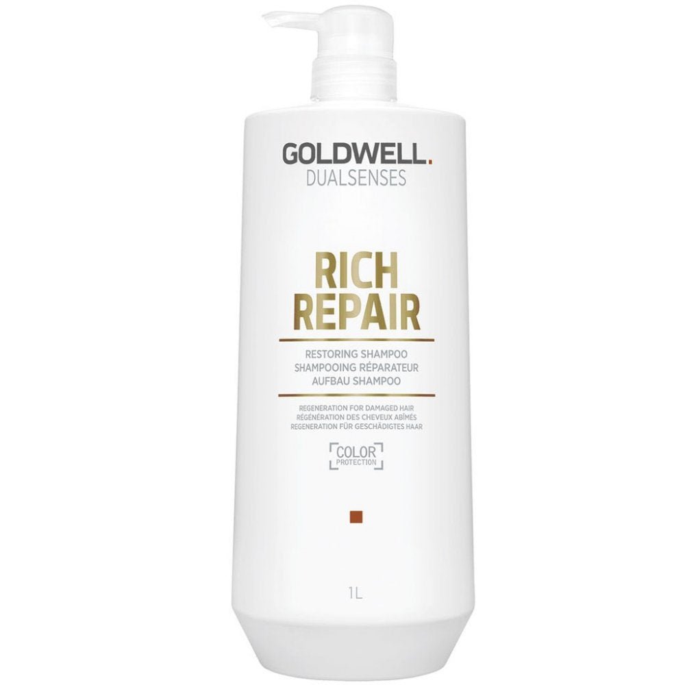 Goldwell DualSenses Rich Repair Restoring Shampoo-The Warehouse Salon