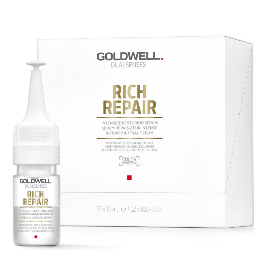 Goldwell Goldwell DualSenses Rich Repair Intensive Conditioning Serum - 12 ampules, 18mL each