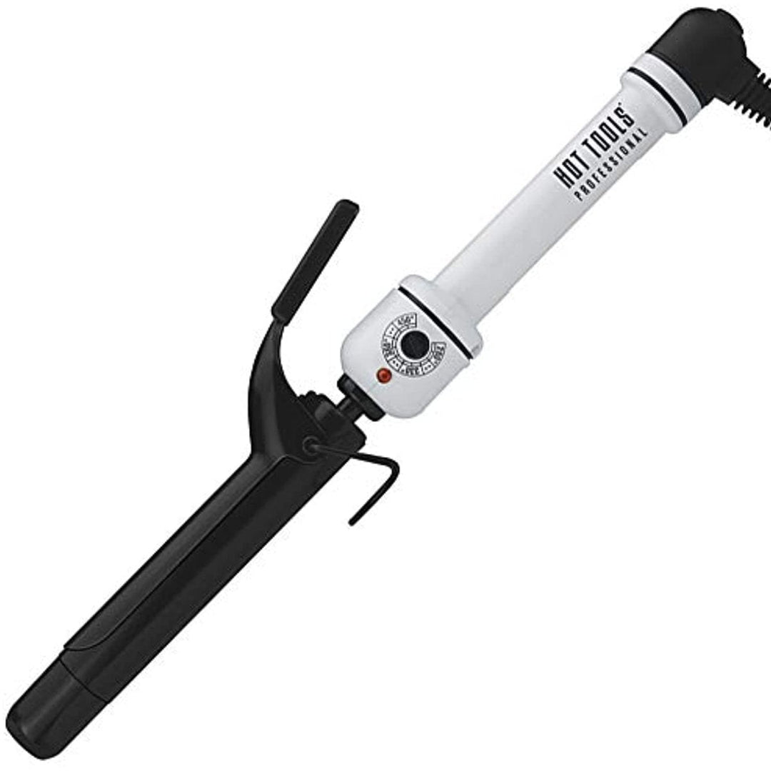 Hot Tools Nano Ceramic Salon Curling Iron/Wand Model HTBW44 Black/White 1 Inch-The Warehouse Salon