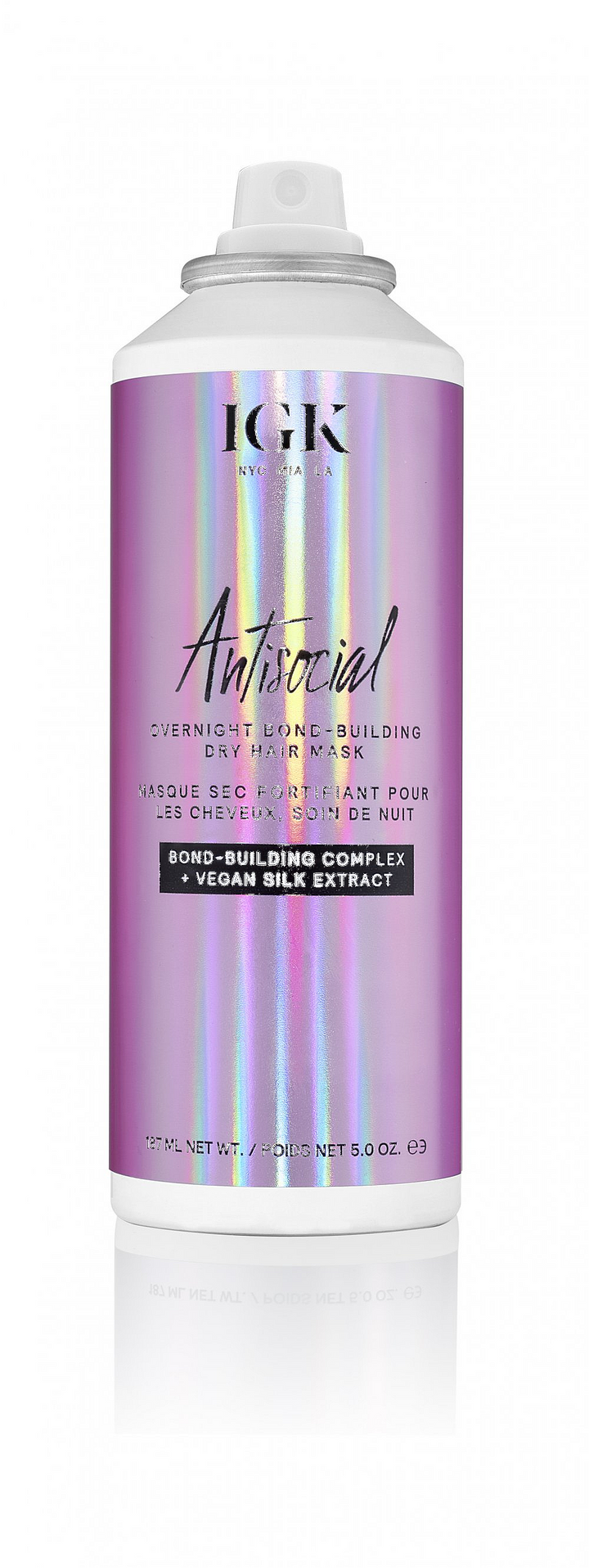 IGK ANTISOCIAL Overnight Bond-Building Dry Hair Mask by IGK - Professional Hair Care