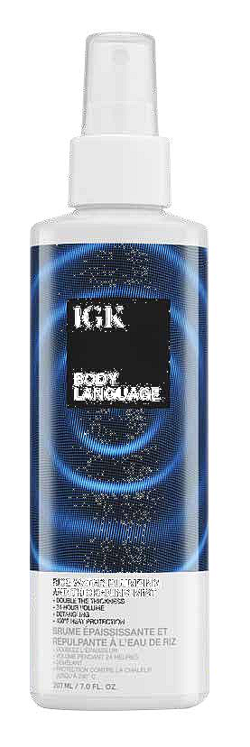 IGK BODY LANGUAGE Rice Water Plumping Mist 7 oz by IGK - Professional Hair Care
