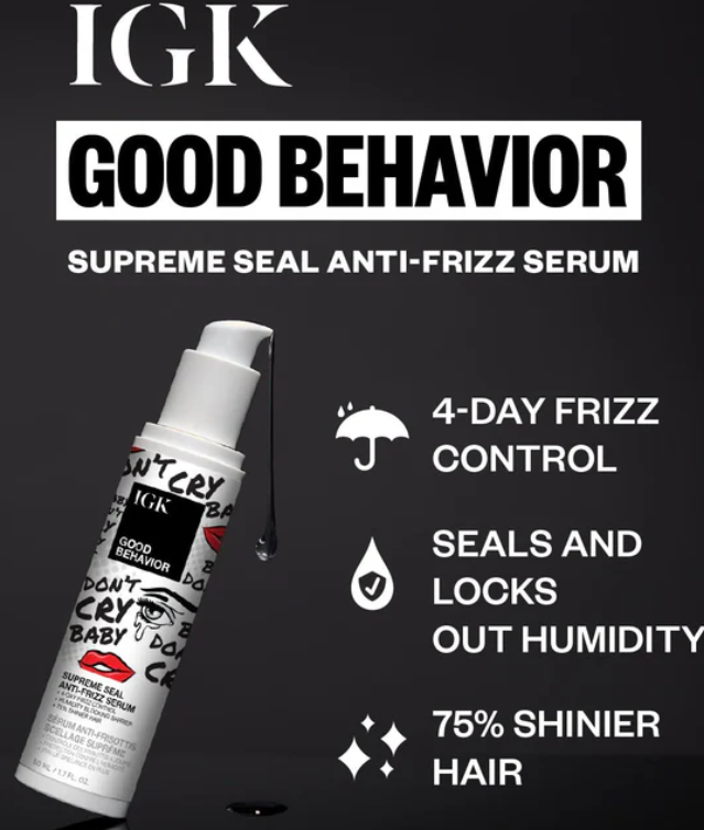 IGK Good Behavior Supreme Seal Anti-Frizz Serum (Don&