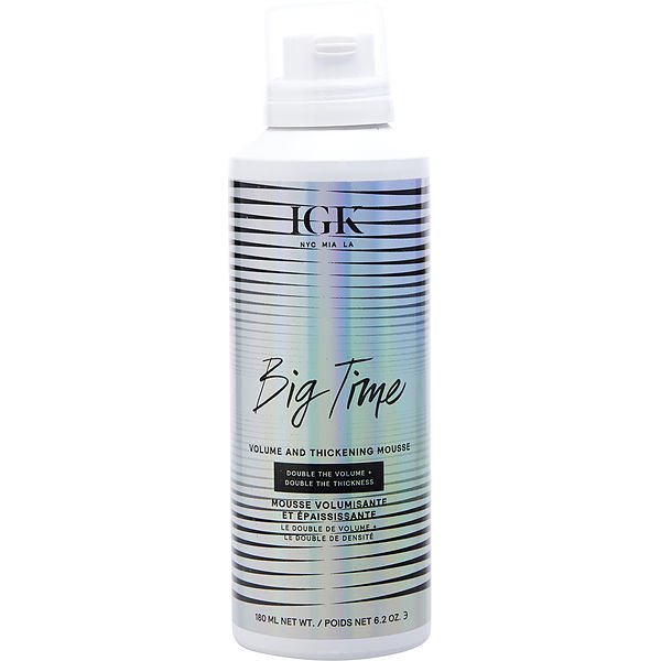 IGK Big Time Volume & Thickening Hair Mousse 6.2oz-The Warehouse Salon