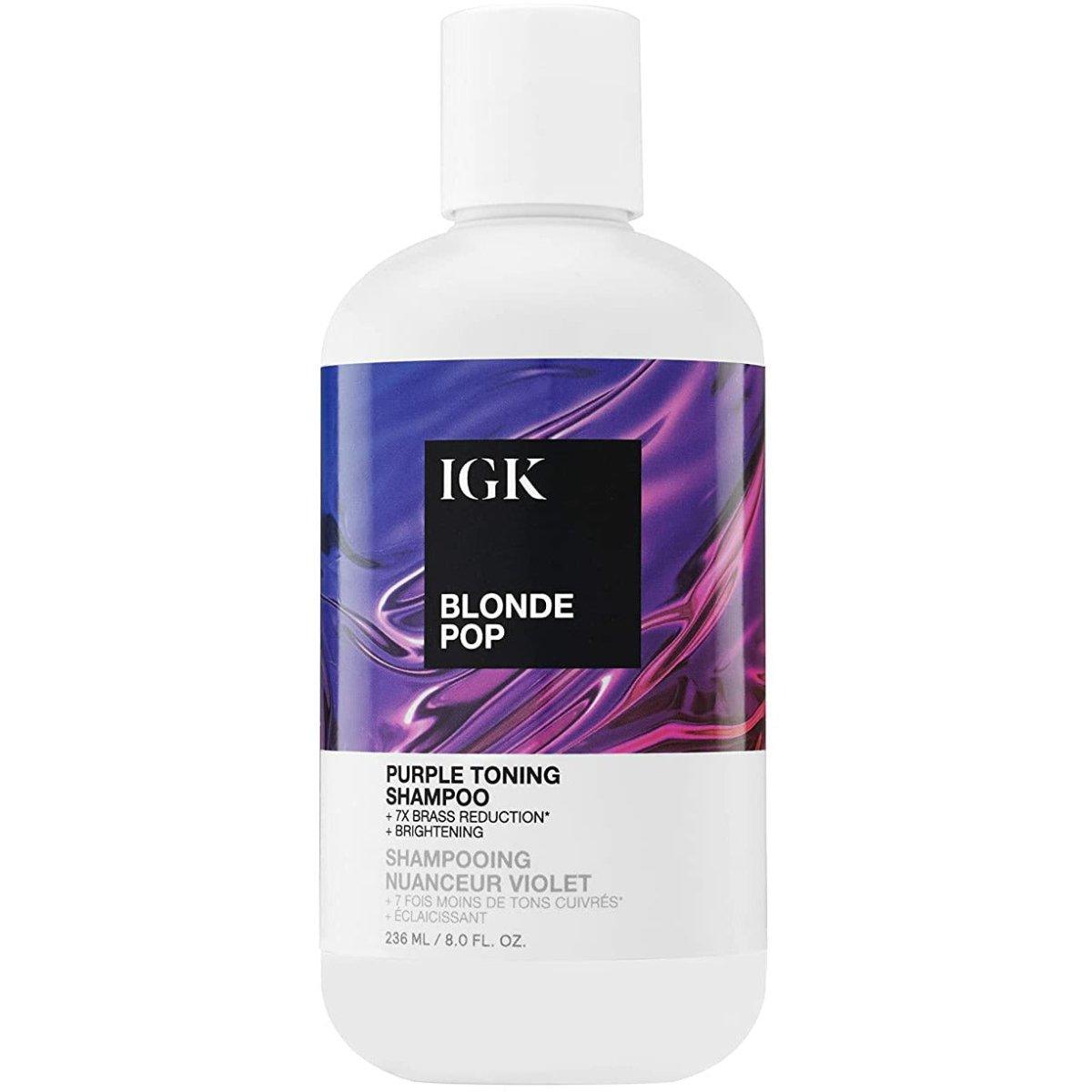 IGK Blonde POP Shampoo 8 oz by IGK Hair - Professional Hair Care