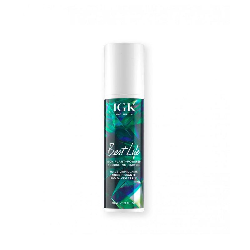 IGK Best Life 100% Plant-Powered Nourishing Hair Oil 1.4oz by IGK Hair - Professional Hair Care