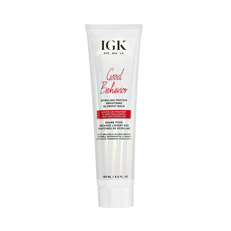 IGK GOOD BEHAVIOR Protein Smoothing Blowout Balm 5oz-The Warehouse Salon