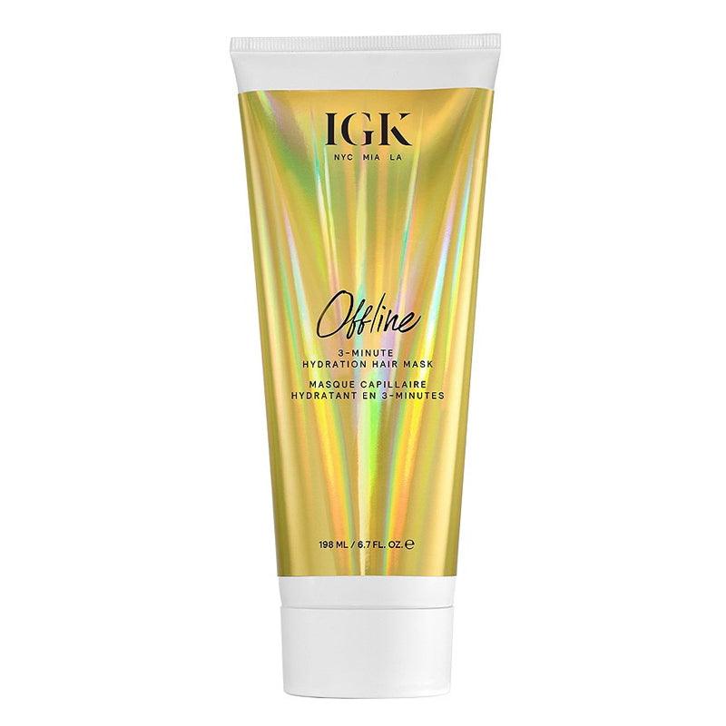 IGK OFFLINE 3-Minute Hydration Hair Mask 6.7oz by IGK Hair - Professional Hair Care