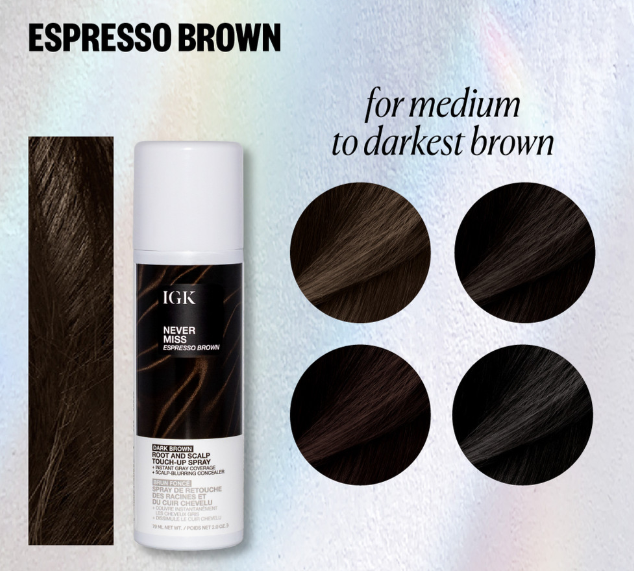 IGK Never Miss Root &amp; Scalp Touch Up Spray by IGK - Professional Hair Care