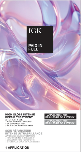 IGK PAID IN FULL Repair + Gloss Treatment Kit by IGK - Professional Hair Care