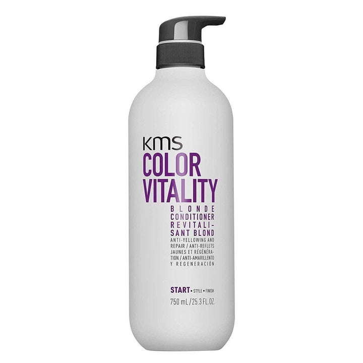 KMS ColorVitality Blonde Conditioner 25.3 oz by KMS - Professional Hair Care