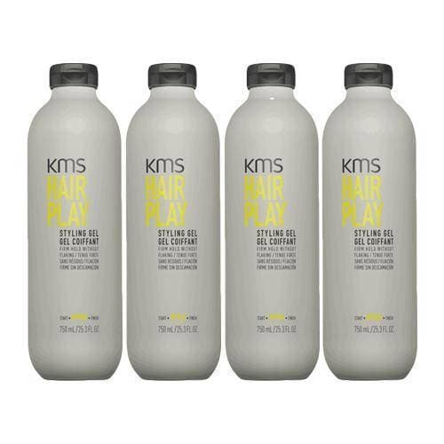 KMS HairPlay Styling Gel Firm Hold 25.3oz (Pack of 4)