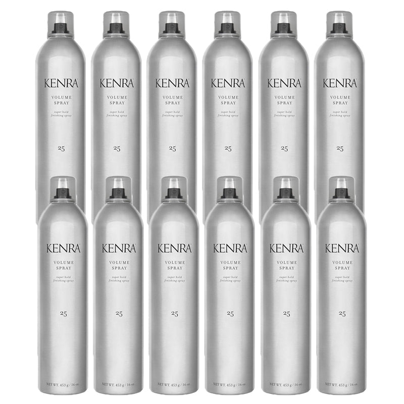 Kenra Volume Hairspray #25, 55% Voc, 16 oz (Pack of 12)