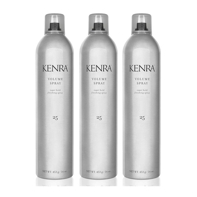 Kenra Volume Hairspray #25, 55% Voc, 16 oz (Pack of 3)