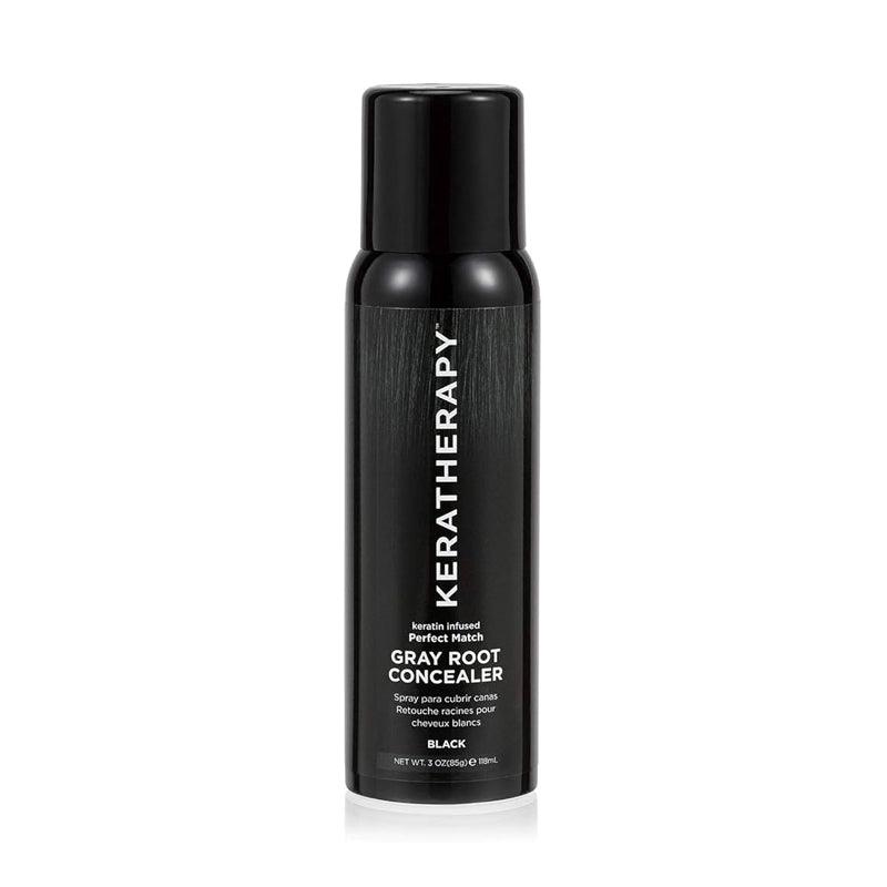 Keratherapy Perfect Match Gray Root Concealer - Black 3 oz by Keratherapy - Professional Hair Care