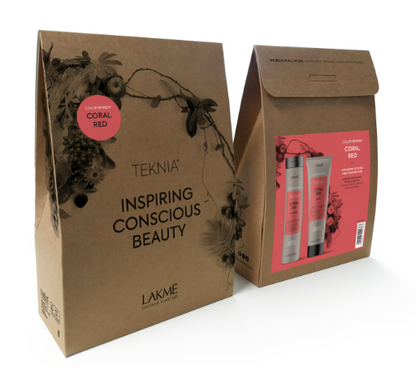 Lakme Color Refresh Retail Pack- Coral Red 300 ml